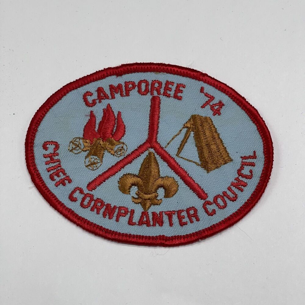 Chief Cornplanter Council Patch Camporee Boy Scout Badge BSA 1974 Vintage